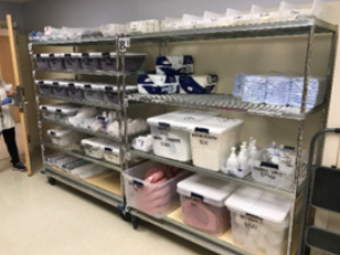 ED Supply room after 5S